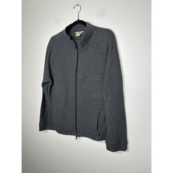 Woolrich Full Zip Long Sleeve Sweater Jacket Gray Women’s Size XL - Picture 3 of 10